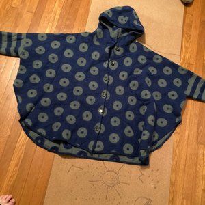 Gudrun Sjoden boiled wool cape